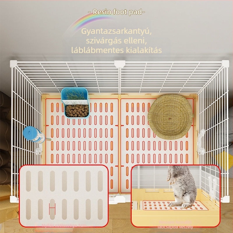 Nyúlketrec acél váz – Kínában gyártva; Márka: Egyéb; Kategória: Háziállat-ketrec