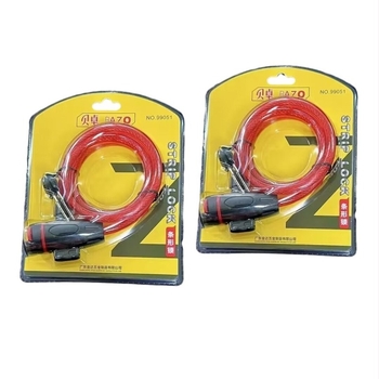 Bezhuo 99051 Kerékpárzár jelszavas védelemmel, acélhuzal PVC bevonattal, 0,5 kg, modern egyszerű stílus