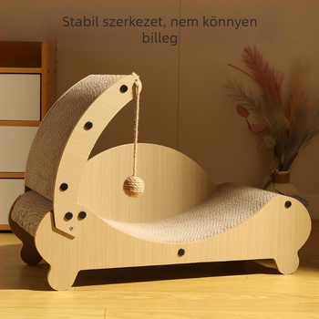 Macska karmoló tábla hullámos kartonból, pastorális stílus, Dream Round Luxury márka, 1 db