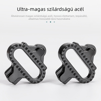 ROCES fém SPD pedálklipsz automatikus zárómechanizmussal, MTB cipőkhöz, unisex