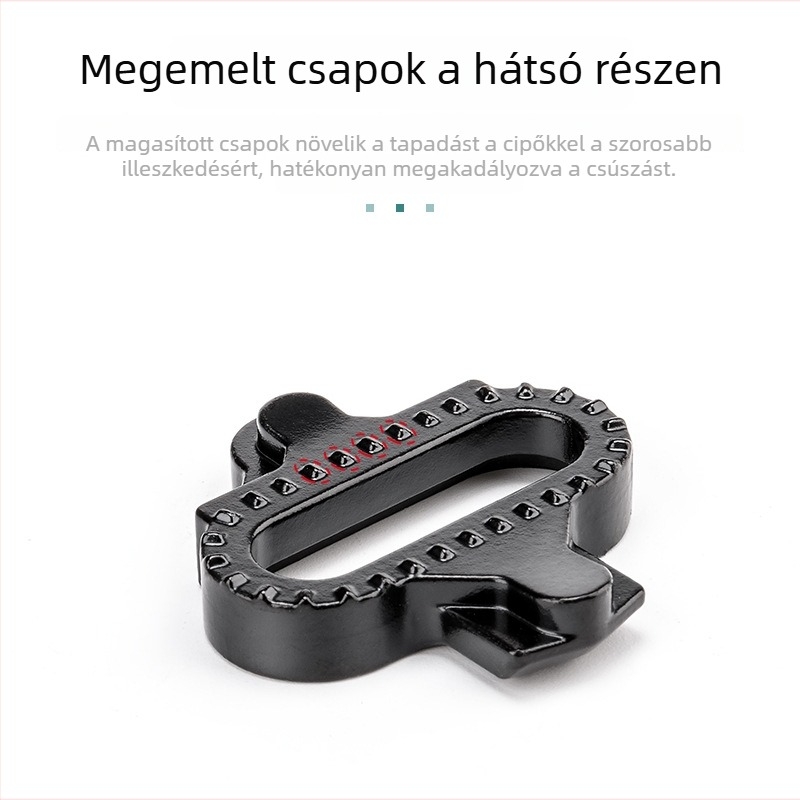 ROCES fém SPD pedálklipsz automatikus zárómechanizmussal, MTB cipőkhöz, unisex
