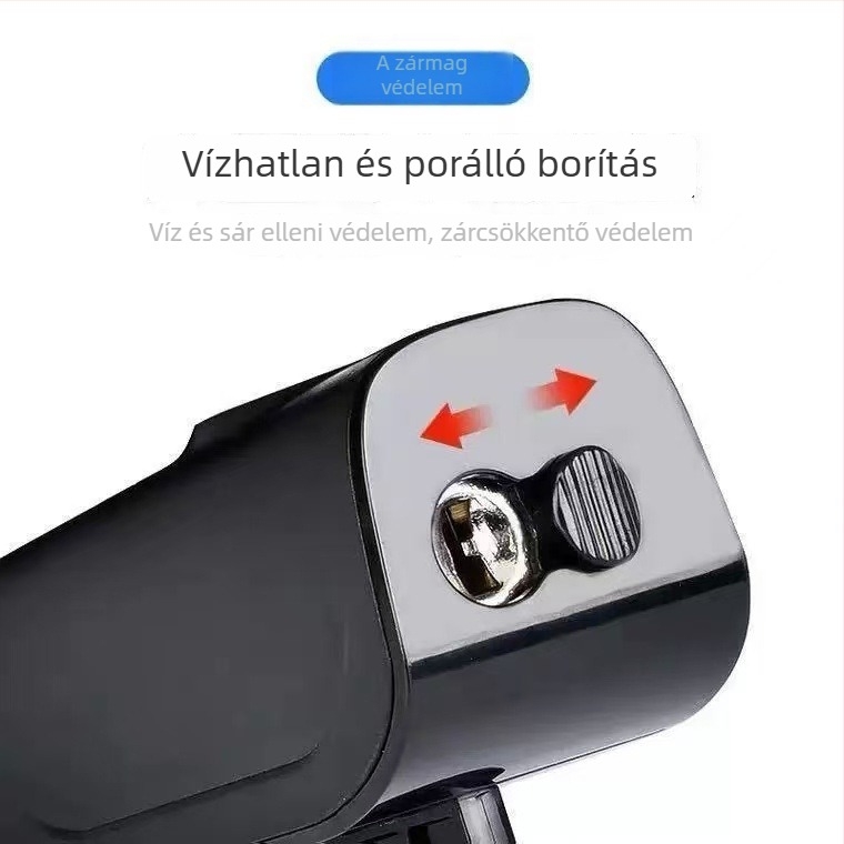 Hongyue 588 kerékpárzár - fém kábelzár jelszóval, hordozható hegyi és elektromos kerékpárokhoz