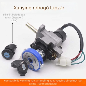 Swift Eagle 125 robogózár – rozsdamentes acél nyelv, védelem a lopás ellen, hosszú kivitel, Mogelon