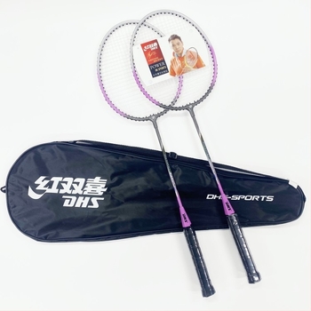 DHS badmintonütő alumínium ötvözetű kerettel, 95–100 g súly, G5 markolat, nylon húrok