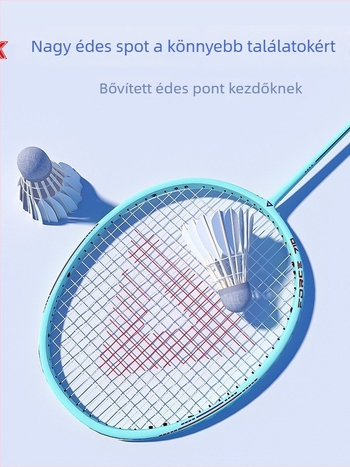 Peak tollaslabdaütő vasötvözet kerettel, súly 95–100 g, közvetlen ütés, rostos selyem háló, fogantyú G2