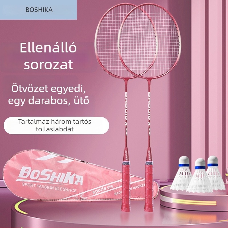 Bosska tollasütő, keret vasötvözetből, tömeg 95–100 g, logóval testreszabható, kezdők számára megfelelő