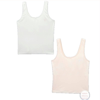 WB0135 Lányoknak szóló modál hosszú mellény, bélés 100% pamut, 90–95% modál, rögzített dupla vállpánt, izzadságot felszívó