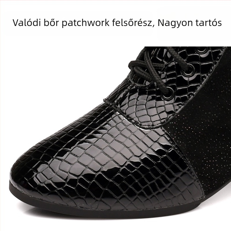 Latin tánc cipők nőknek, gumitalpú, felső rész: más anyag, csúszásmentes és kopásálló