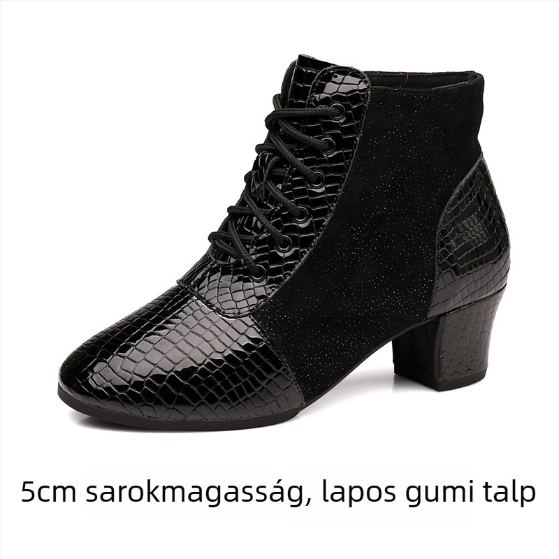 Latin tánc cipők nőknek, gumitalpú, felső rész: más anyag, csúszásmentes és kopásálló