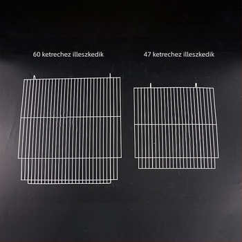 Hamster ketrecrács – rozsdamentes acélból, hordozható, téglalap alakú, Pet Royal House márka, hamsterek számára