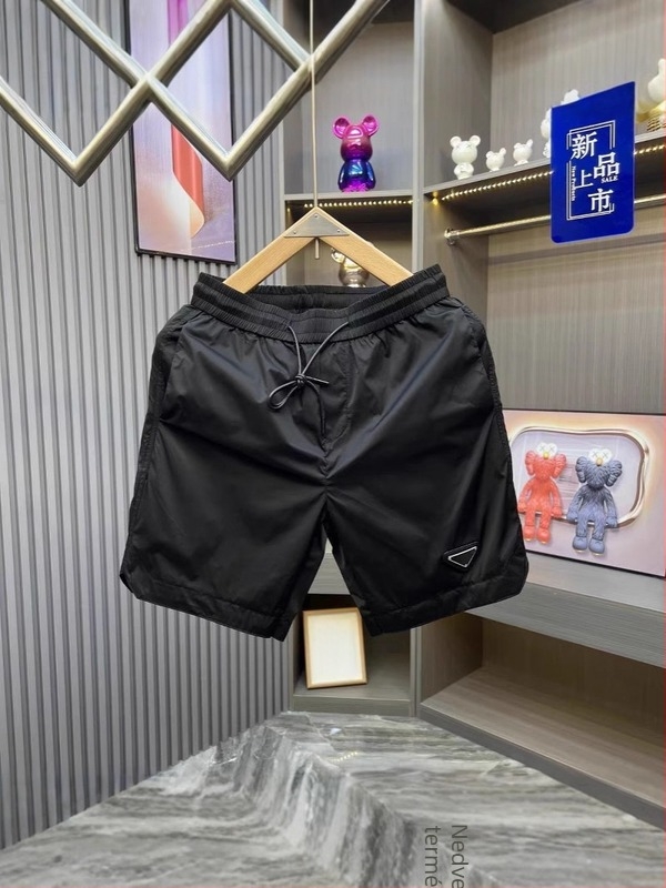Férfi slim-fit üzleti-kényelmes rövidnadrág, lélegző poliészterből, egyenes szabás, koreai verzió (poliszter rost; öt hossz; egyenes)