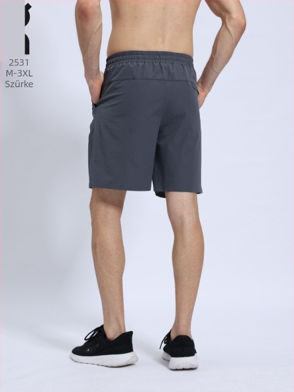 Férfi rövidnadrág, lazított szabás, Nylon 90% / Spandex 10%, Enyhe elasztikusság, Minimalista stílus