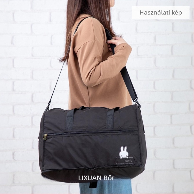 Gördíthető utazótáska Miffy mintával – nylon, 20–35 L kapacitás, vízálló
