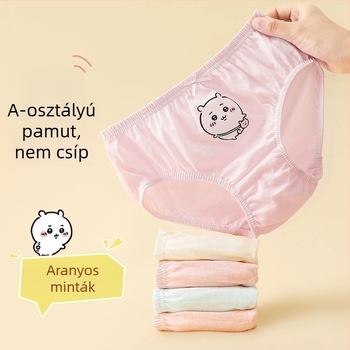 Újszülött lányok pamut antibakteriális bugyi, kényelmesek, nem szorítanak