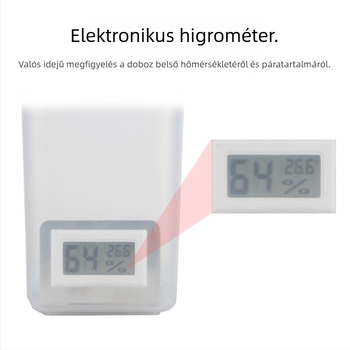 3D nyomtató fogyóeszközök szárazító doboza — por- és nedvességálló zárt tároló, műanyag kivitel, márka 3ds way