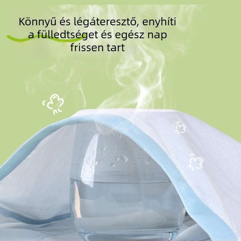Antibakteriális modal-pamut boxer fiúk számára, lélegző, középmagas derékú, 3–12 évesek