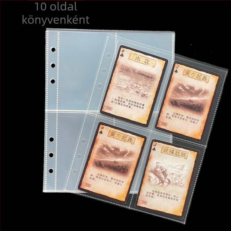A5-ös lazán kötött belső oldalak, 6 lyukú, 4 négyzetes belső oldalak sztáralbumhoz és Polaroid fotókhoz, 3 hüvelyk