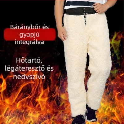 Téli bőrnadrág juhbőr szőrme béléssel