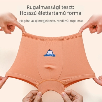 Fiúknak készült pamut boxer alsó, rajzfilm-autó mintával, légáteresztő és kényelmes