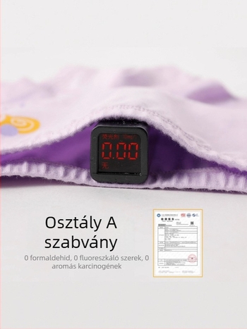 Lányoknak készült pamut alsónemű rövid boxer-stílus, középmagas derékvonal, 3 darabos készlet, 95% pamut, 3–8 éveseknek