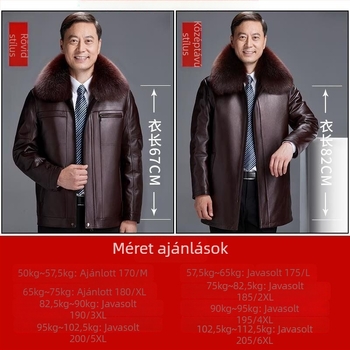 PU bőrből készült kabát, fleece-béléssel, gallér rever, dupla patentos záródás, lazán szabott