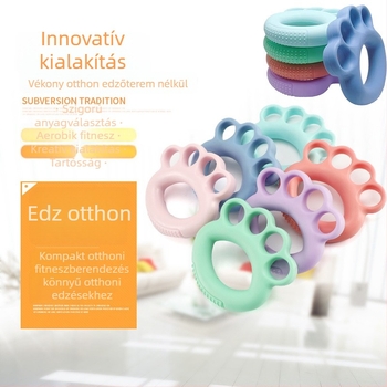 Görbítő fogó rugalmas ellenállással tenyér-edzéshez — TPR anyagú kézgyakorlat-berendezés