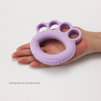 Görbítő fogó rugalmas ellenállással tenyér-edzéshez — TPR anyagú kézgyakorlat-berendezés