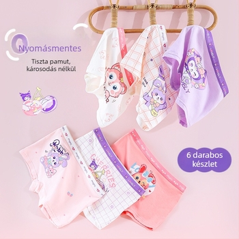 Lányoknak szóló pamut boxernadrág, márka Full marks, 91–95% pamut, 3–8 éveseknek