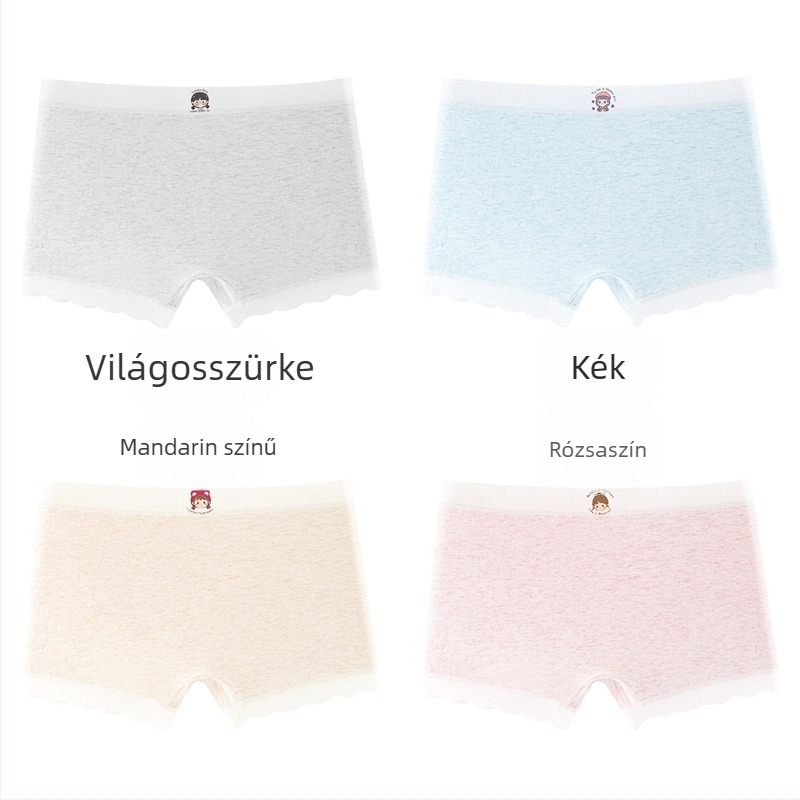 Gyerekeknek készült pamut alsónemű lányoknak, antibakteriális, 95% pamut, 5% spandex, 2025 nyár