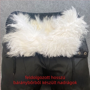 Mesterséges bőr nadrág, szűk fazon, 2020 őszi kiadás