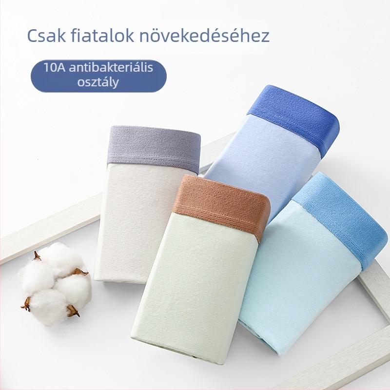 Fiúknak boxeralsó, 95% pamut + 5% elasztán, varrat nélküli kivitelezés, biztonsági szint A, Slim Child Yi