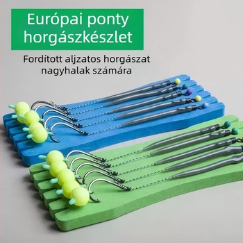 Kétágú horog, 100 darabos csomag, alkalmas tározókhoz és tavakhoz