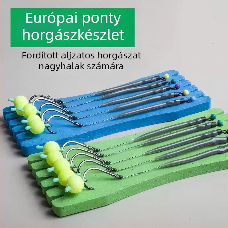 Kétágú horog, 100 darabos csomag, alkalmas tározókhoz és tavakhoz