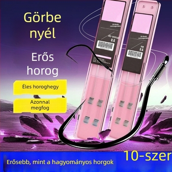 Erős horgokkal és Hüvelyekkel ellátott horgászfelszerelés készlet folyami horgászatra