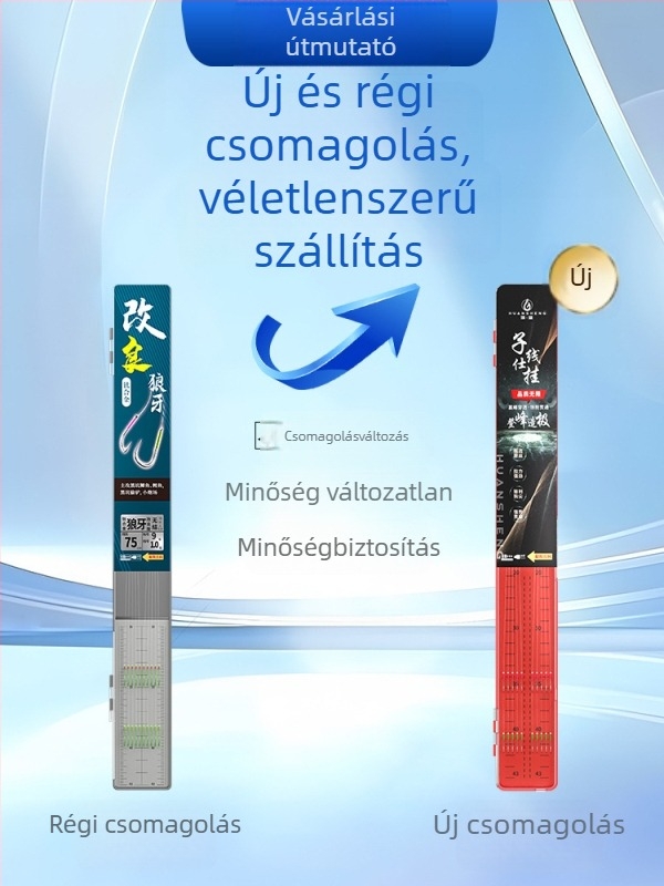 Huansheng Ultra-vékony Dupla Horog Hüvelyes Szerelék Vad Pontyhorgászathoz, Nagy Szilárdságú