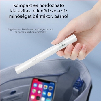 Delixi DLX-GM762 Hordozható Vízminőség-elemző - 0-9999 PPM mérési tartomány, ±2% F.S., 1.5V tápegység, felbontás 1