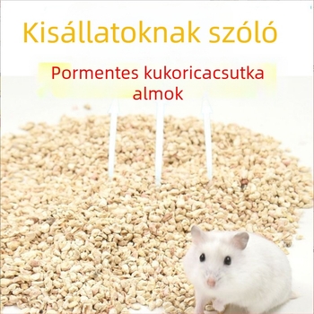 Kukoricacsutka alom kisállatok számára — szagtalanító alom hörcsögöknek, sündisznóknak, chinchilláknak és nyulaknak
