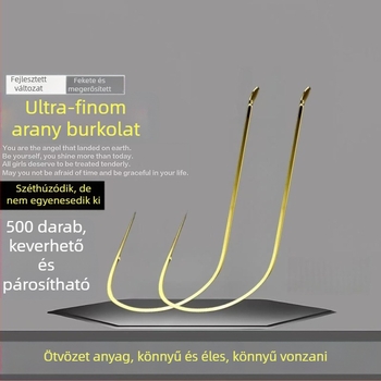 Shengfei egyszerű horgászhorog, egyágú horog folyami horgászatra