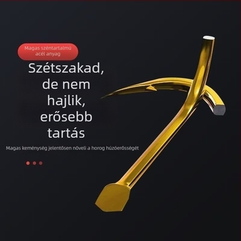 Shengfei egyszerű horgászhorog, egyágú horog folyami horgászatra