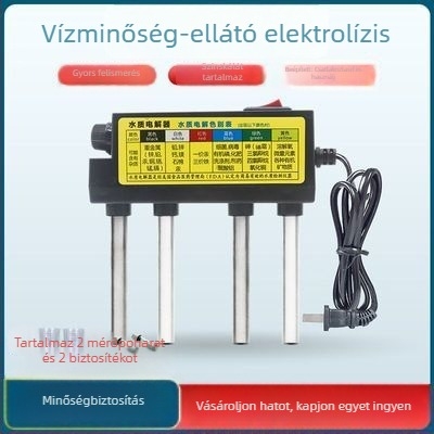 Vízminőség online analizátor vas- és alumínium elektródákkal otthoni ivóvízhez – nehézfémek vizsgálata