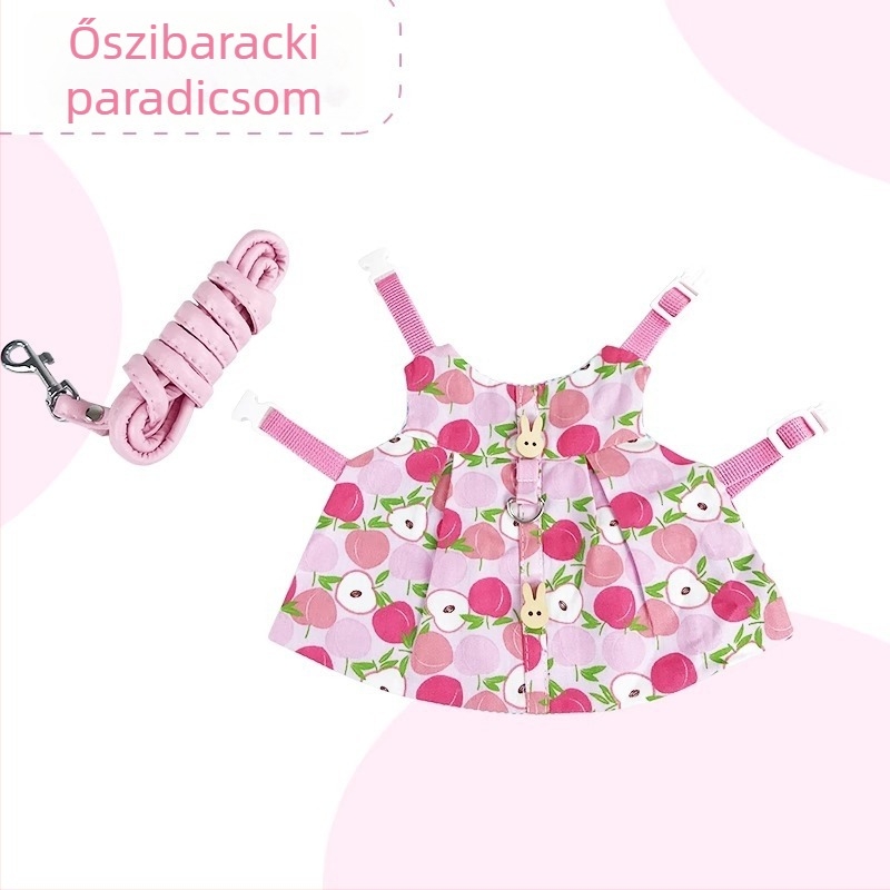 Nyúl kisállat ruházat és póráz – rajzfilm stílus, gyapot, Radish Valley, universal