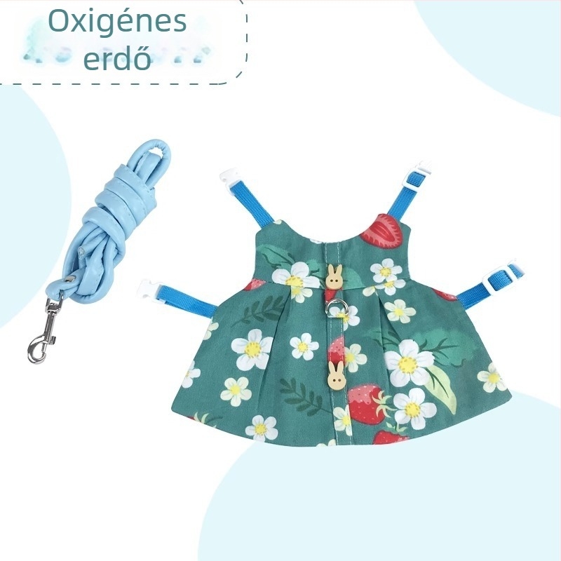 Nyúl kisállat ruházat és póráz – rajzfilm stílus, gyapot, Radish Valley, universal