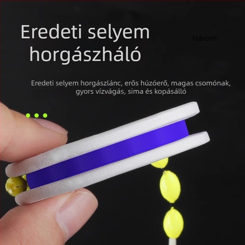 Horgász zsinór készlet kuksival — hagyományos szerelékcsomag, fő zsinór benne, tározó tavon használható (Anyag: Nylon; Hossz: Egyéb; Horgászhely: Tározó)