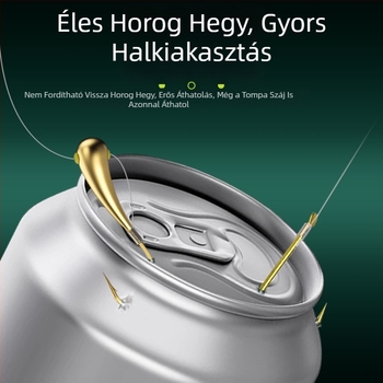 Thousand Carp ólomfejű dupla horog előkötött damillal – készen áll a hagyományos pecázáshoz