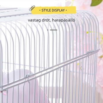 Műanyag hörcsög ketrec, téglalap alakú, beltéri használatra, szétszerelhető, modern stílus.