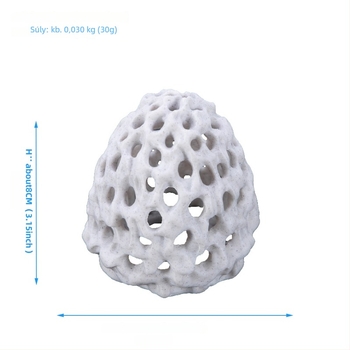 Műanyag garnéla tenyésztőfészek akváriumi dísz – 3D nyomtatott mű korallkő, soknyílású élőhely, eredet: Shandong