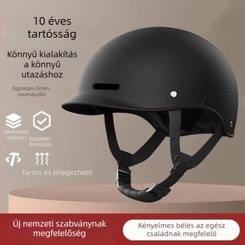 Uniszex bukósisak elektromos járművekhez, rally stílusú, ABS, nyári használatra, TCO99 tanúsítvány