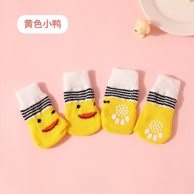 Kutyák számára anti-slip zoknik – univerzális TPE tappancs cipő, csúszásmentes védelem, modell F98HHH955S8969