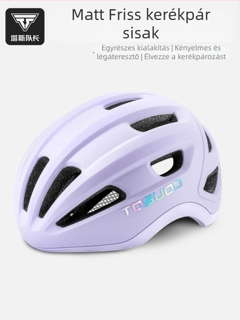 Captain Tas kerékpáros sisak, Uniszex felnőtt, PS héj + EPS hab, Logóval ellátva
