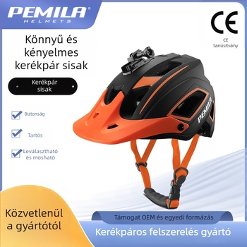 Pemira kerékpáros sisak, EPS+PC héj, ultrakönnyű egyrészes hegymászó sisak, uniszex felnőtteknek, logóval testreszabható